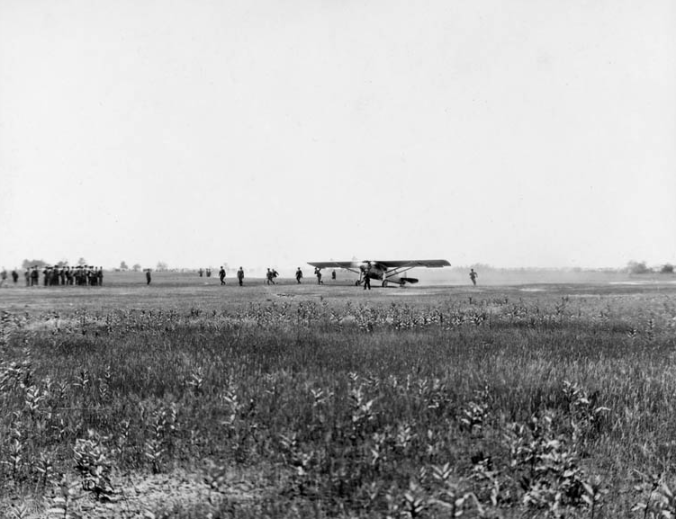 Lindbergh landing 1927