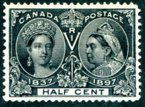 Queen Victoria 1-2 cent