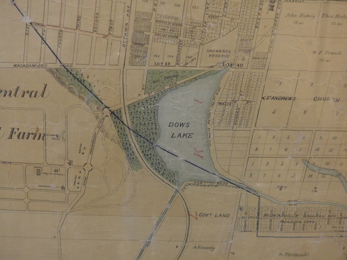 Dow's lake causeway circa 1888